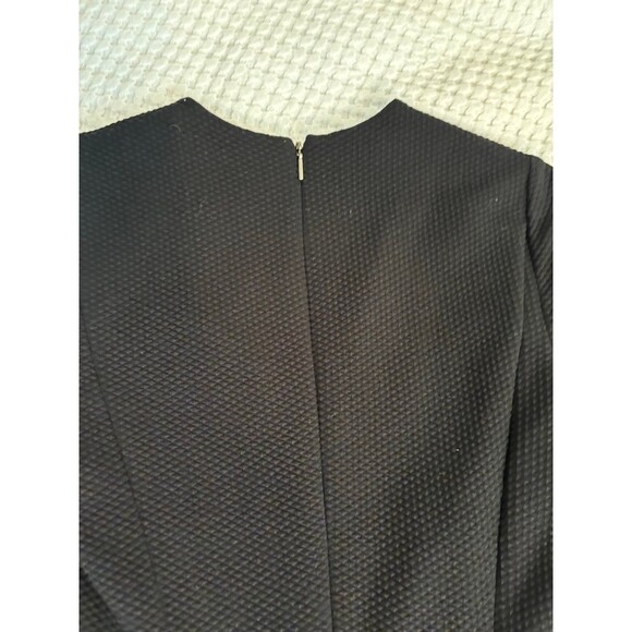 Rebecca Taylor Black size 2 dress v neck lots of ruffles - Picture 8 of 12